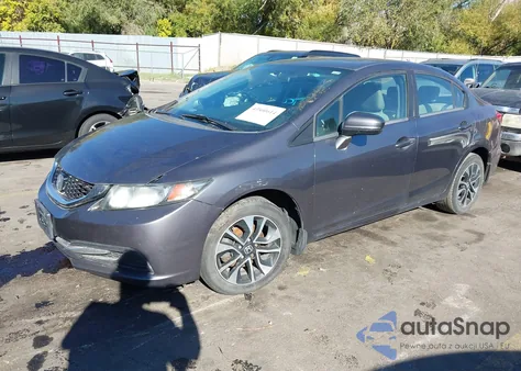 2014 Honda Civic Ex из США, поврежденный, VIN 19XFB2F81EE249869